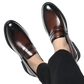 Men's Cowhide Leather Height Increasing Formal Loafers