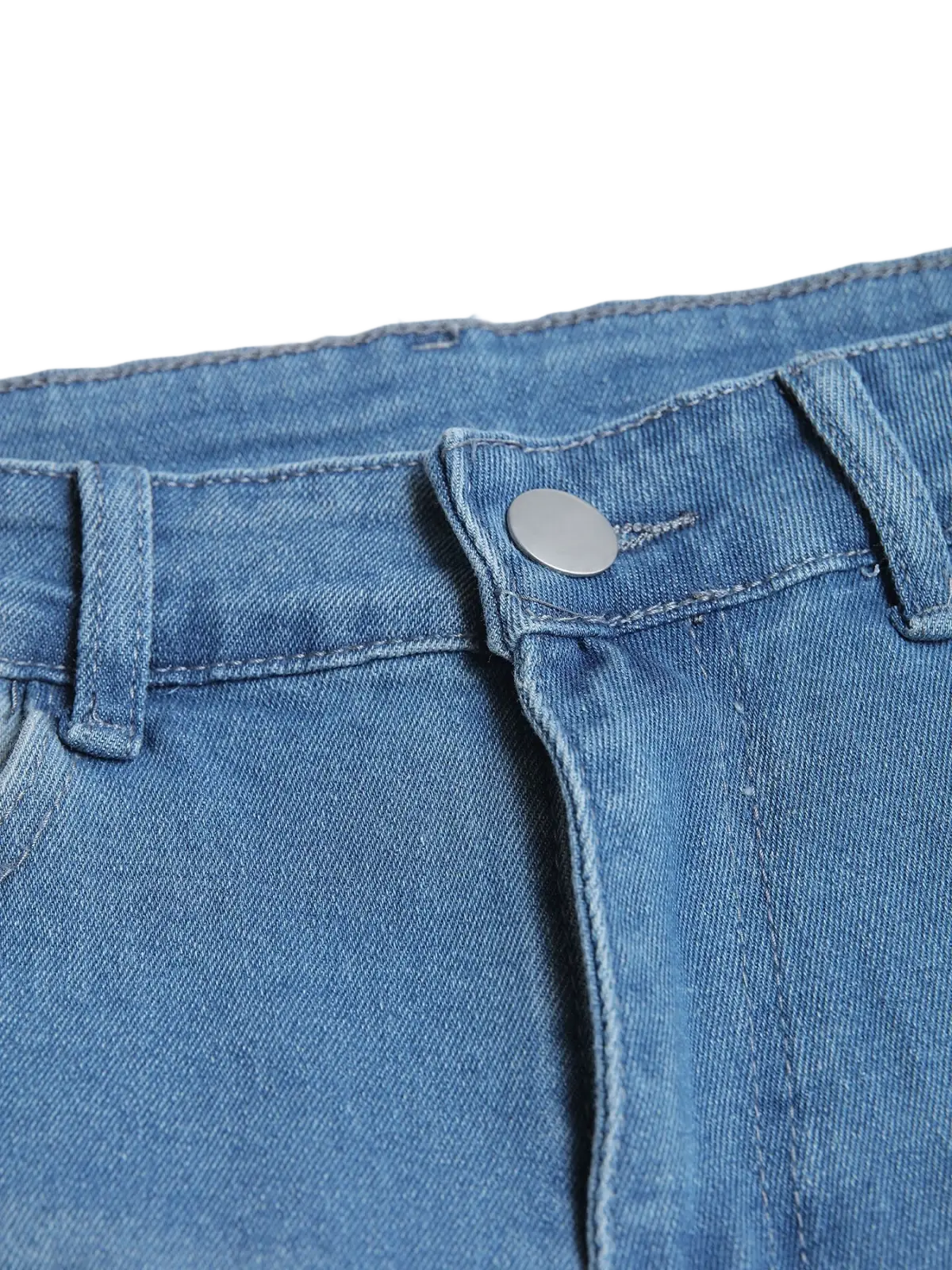 Men's Distressed Slim Fit Stretch Denim Jeans