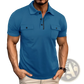 Men's Dual Pocket Short Sleeve Cotton Blend Polo Shirt