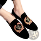 Men's Embroidered Laurel Wreath Velvet Loafers