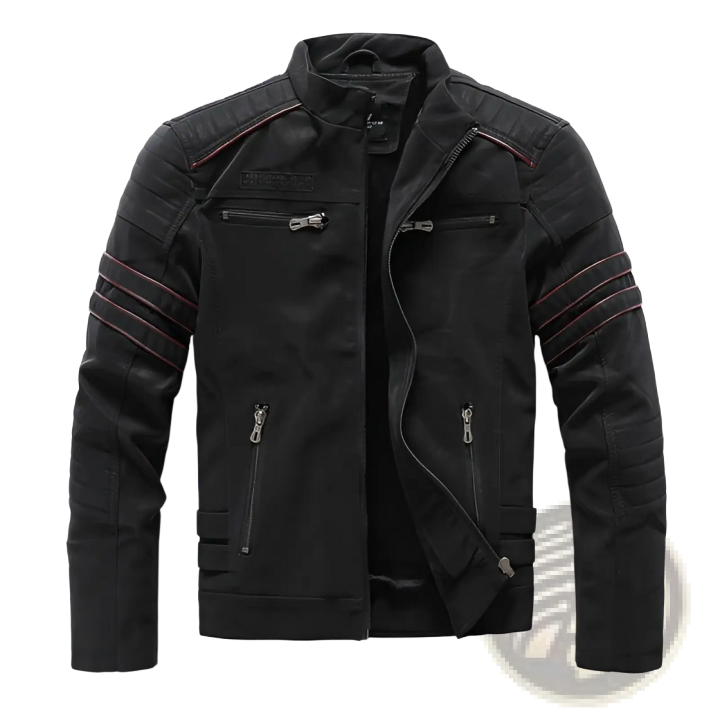 Men's Faux Leather Biker and Bomber Jackets