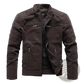Men's Faux Leather Biker and Bomber Jackets