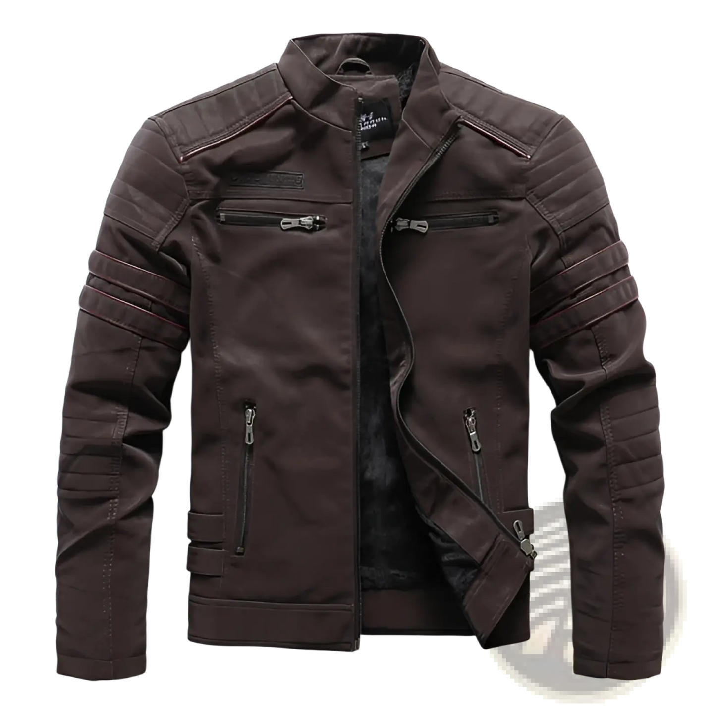 Men's Faux Leather Biker and Bomber Jackets