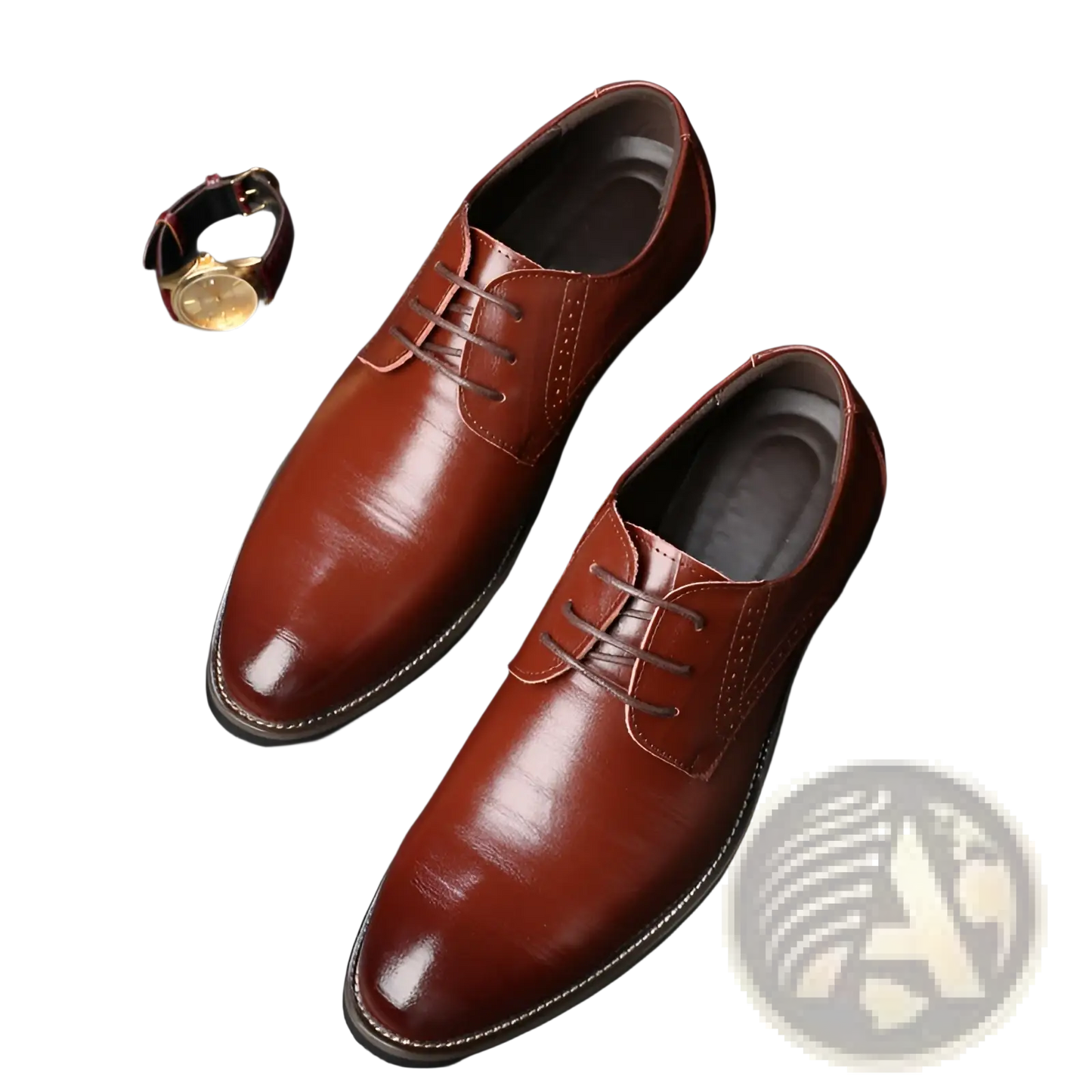 Men's Formal Lace Up Plus Size Leather Business Shoes