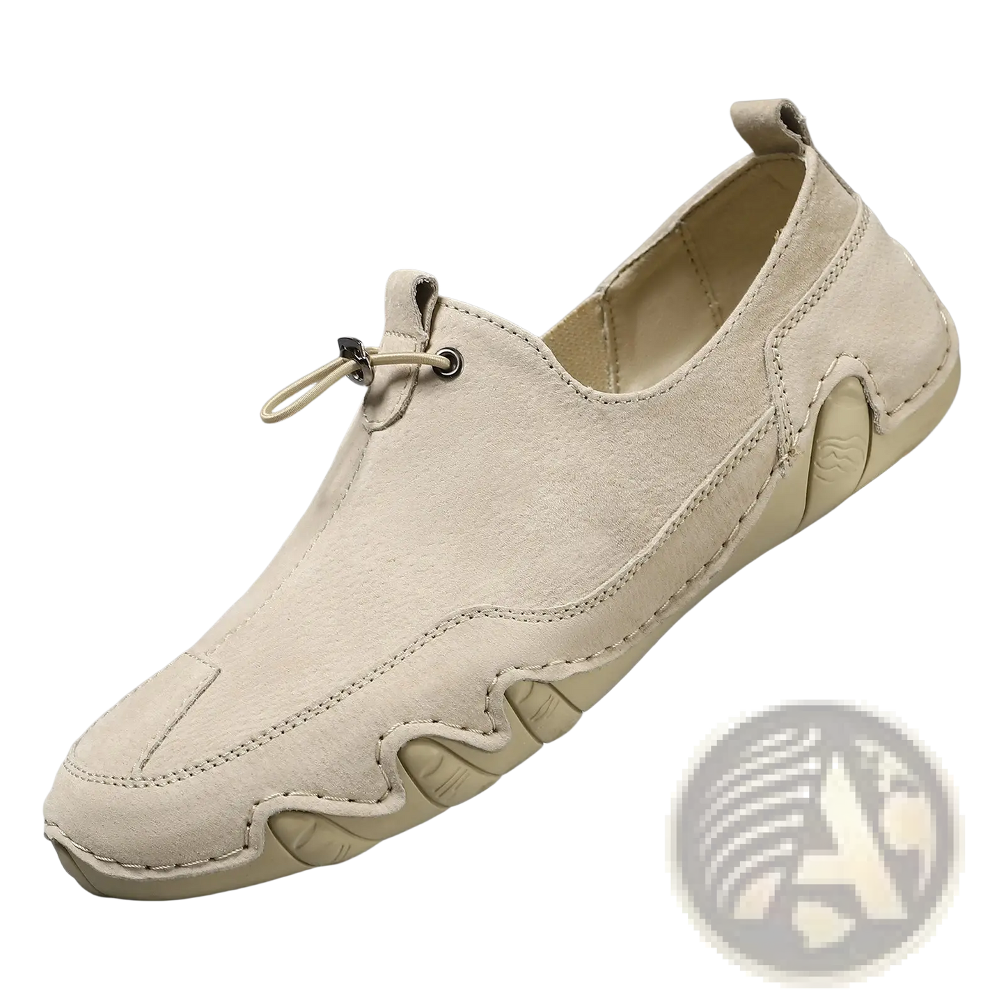 Men's Genuine Leather Slip on Casual Sports Shoes