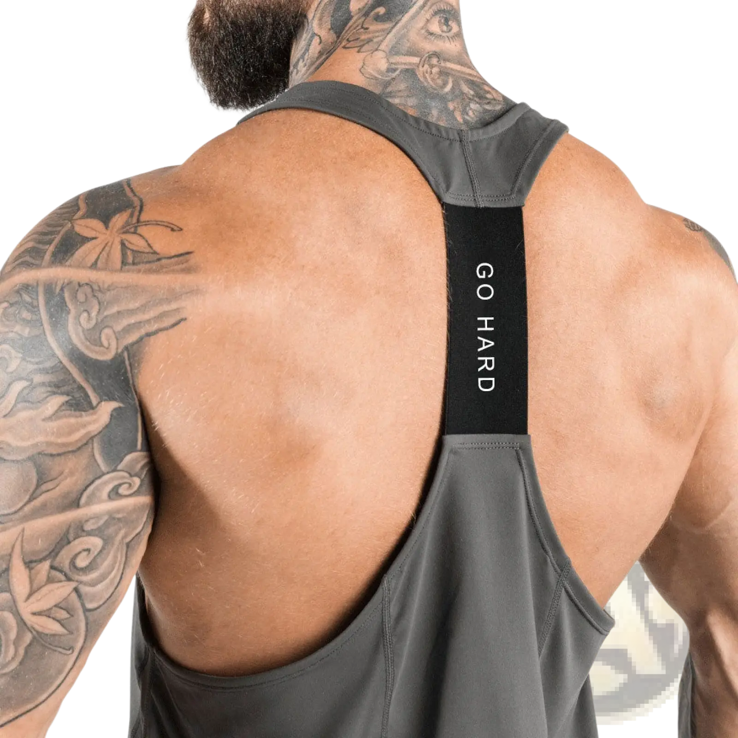Men's Go Hard Racerback Athletic Tank Top
