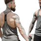 Men's Go Hard Racerback Athletic Tank Top