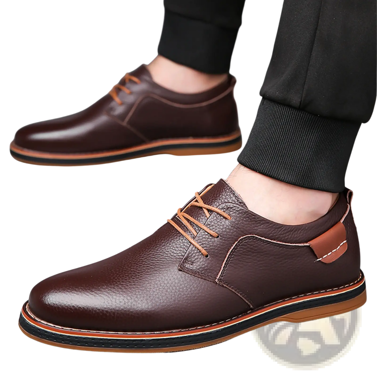 Men's Handmade Genuine Leather Lace Up Oxford Shoes