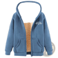 Men's Heartbeat Sherpa Lined Zip Up Winter Fleece Hoodie