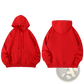 Men's Heavyweight Plus Size Fleece Zip Hoodie