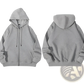 Men's Heavyweight Plus Size Fleece Zip Hoodie