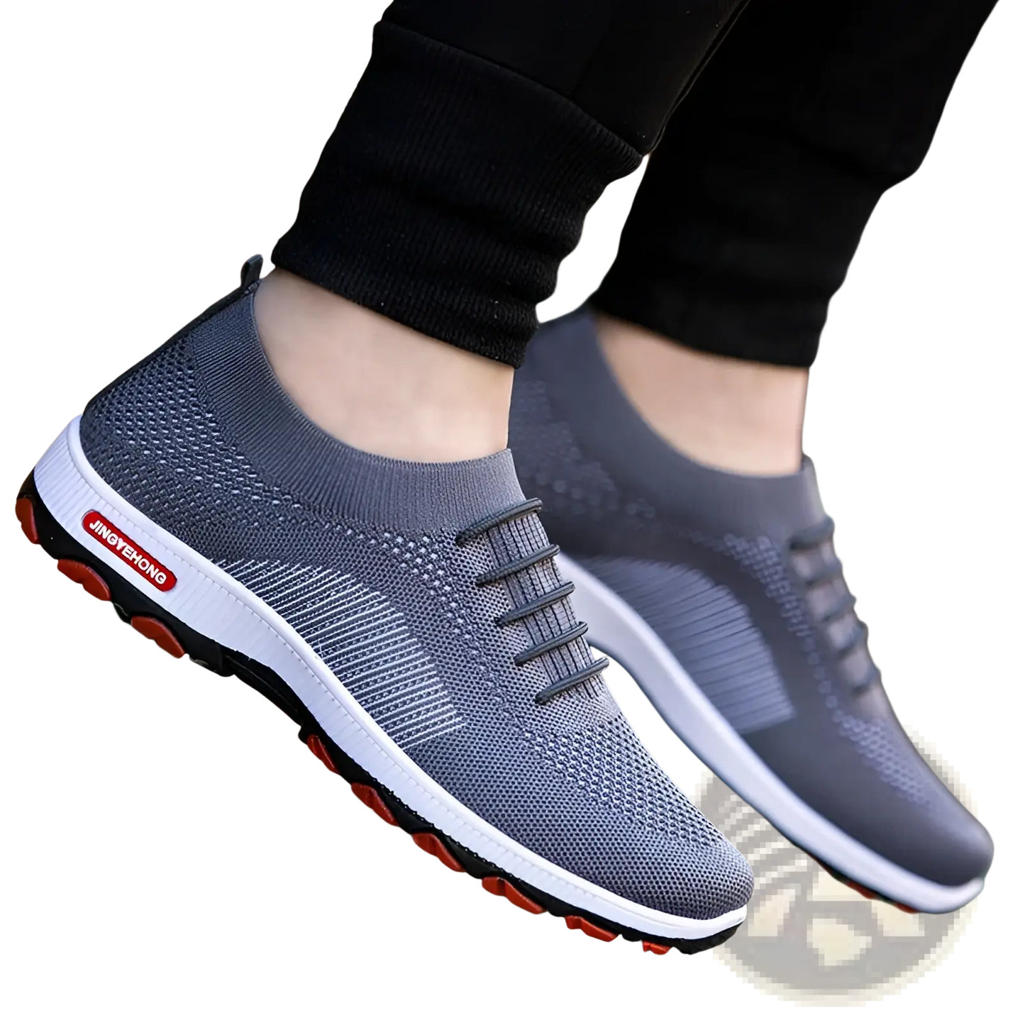 Men's Knit Breathable Leisure Sports Sneakers
