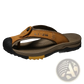 Men's Leather Beach Sandals Outdoor Sport Flip Flops