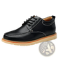 Men's Leather Height Increasing Shoes 6cm Insole