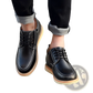 Men's Leather Height Increasing Shoes 6cm Insole