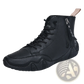 Men's Leather High Top Boots with Side Zipper