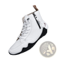 Men's Leather High Top Boots with Side Zipper
