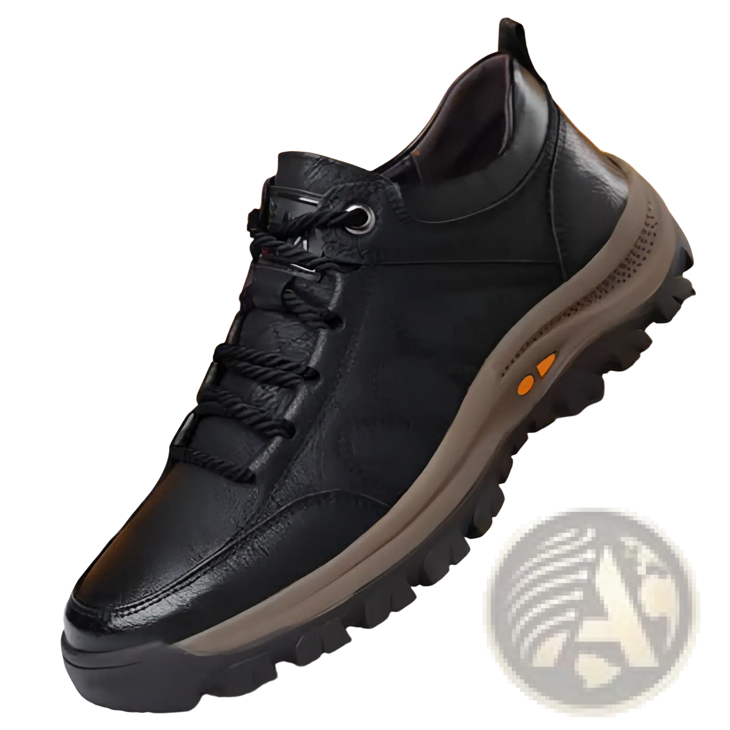 Men's Leather Hiking Shoes Vintage Casual Footwear