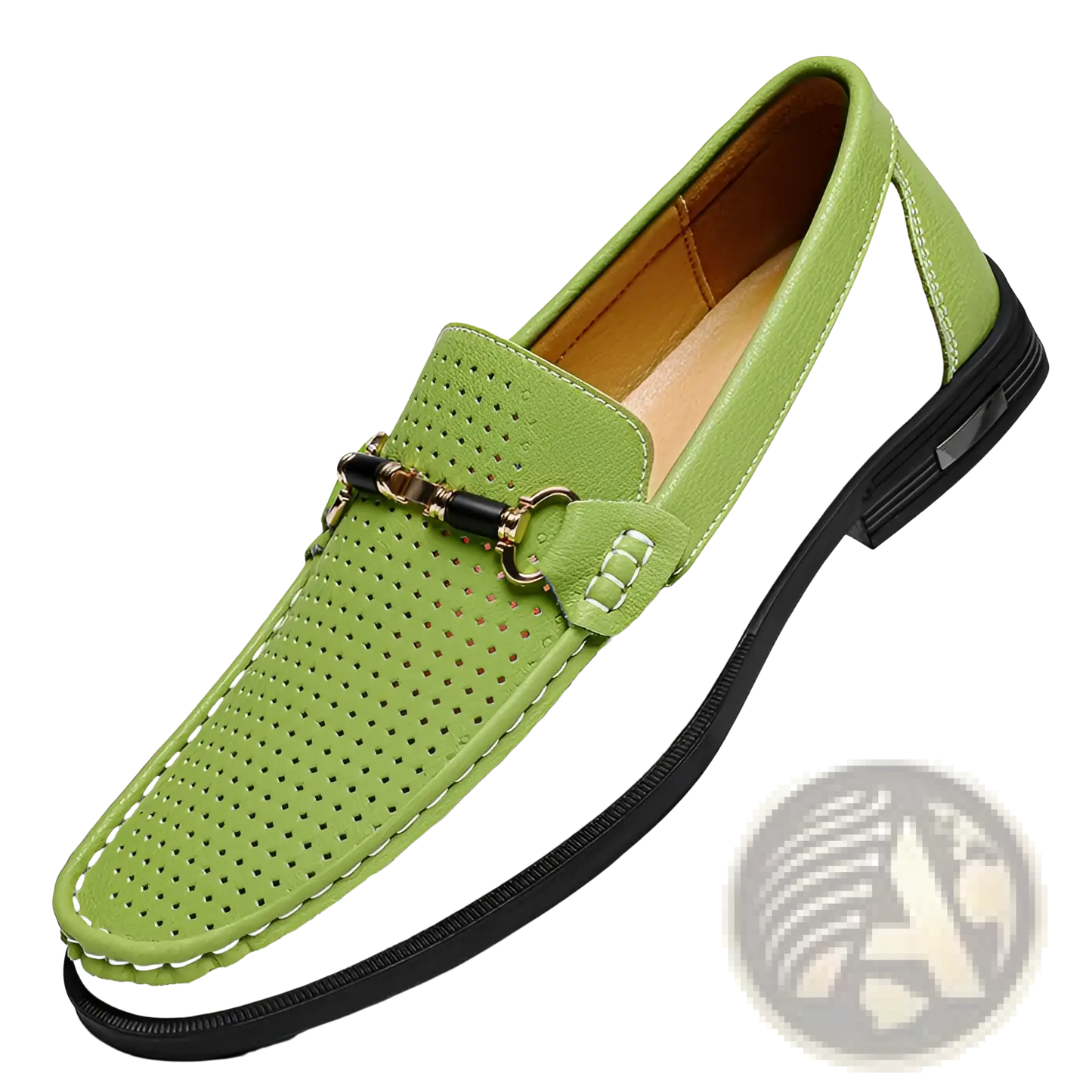 Men's Leather Horsebit Loafers Casual Moccasins