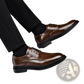 Men's Leather Oxford Dress Shoes for Weddings