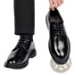 Men's Leather Oxford Dress Shoes for Weddings