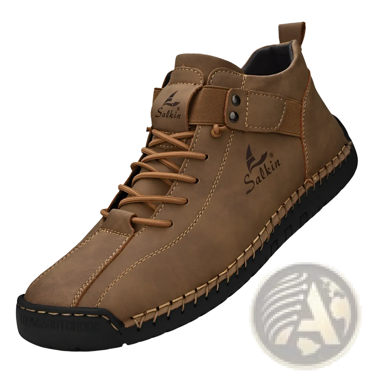 Men's Leather Shoes Plus Size Handmade Salkin Boots