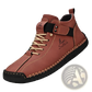 Men's Leather Shoes Plus Size Handmade Salkin Boots