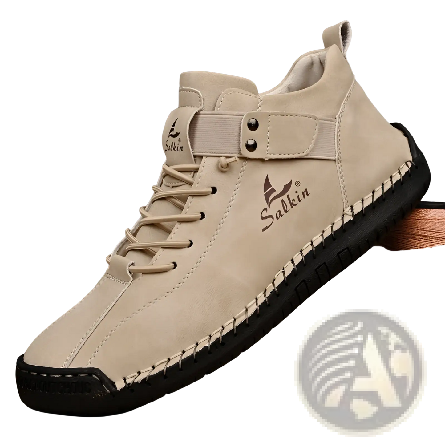 Men's Leather Shoes Plus Size Handmade Salkin Boots