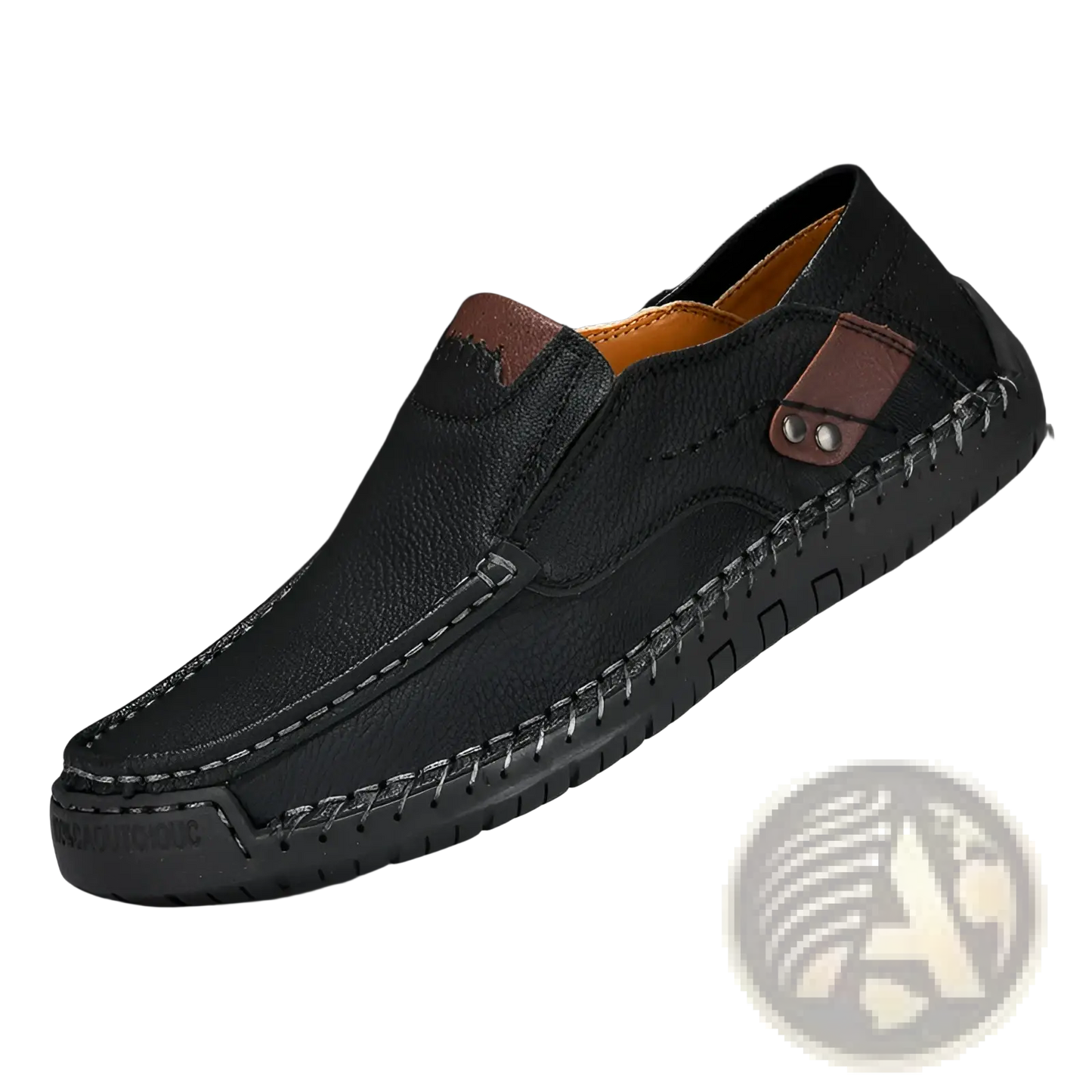 Men's Leather Slip on Casual Outdoor Loafers