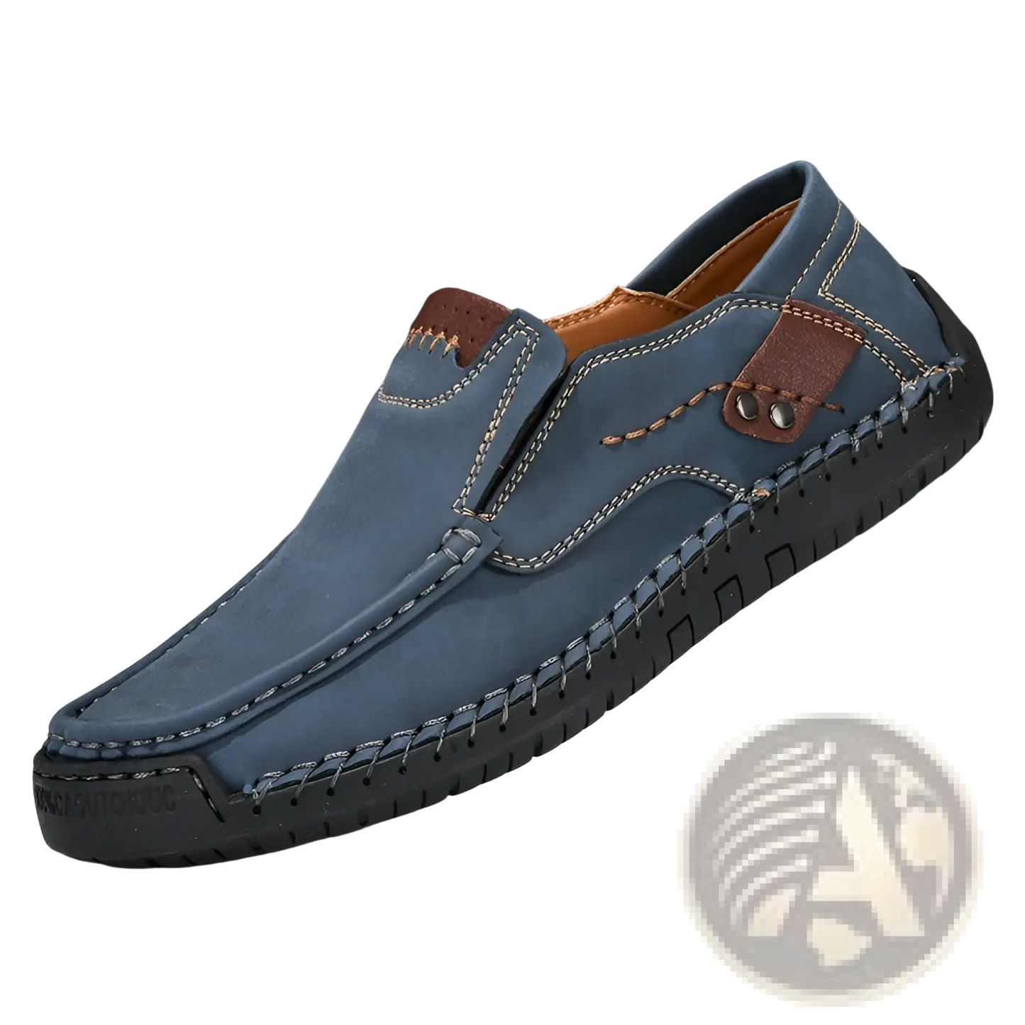 Men's Leather Slip on Casual Outdoor Loafers