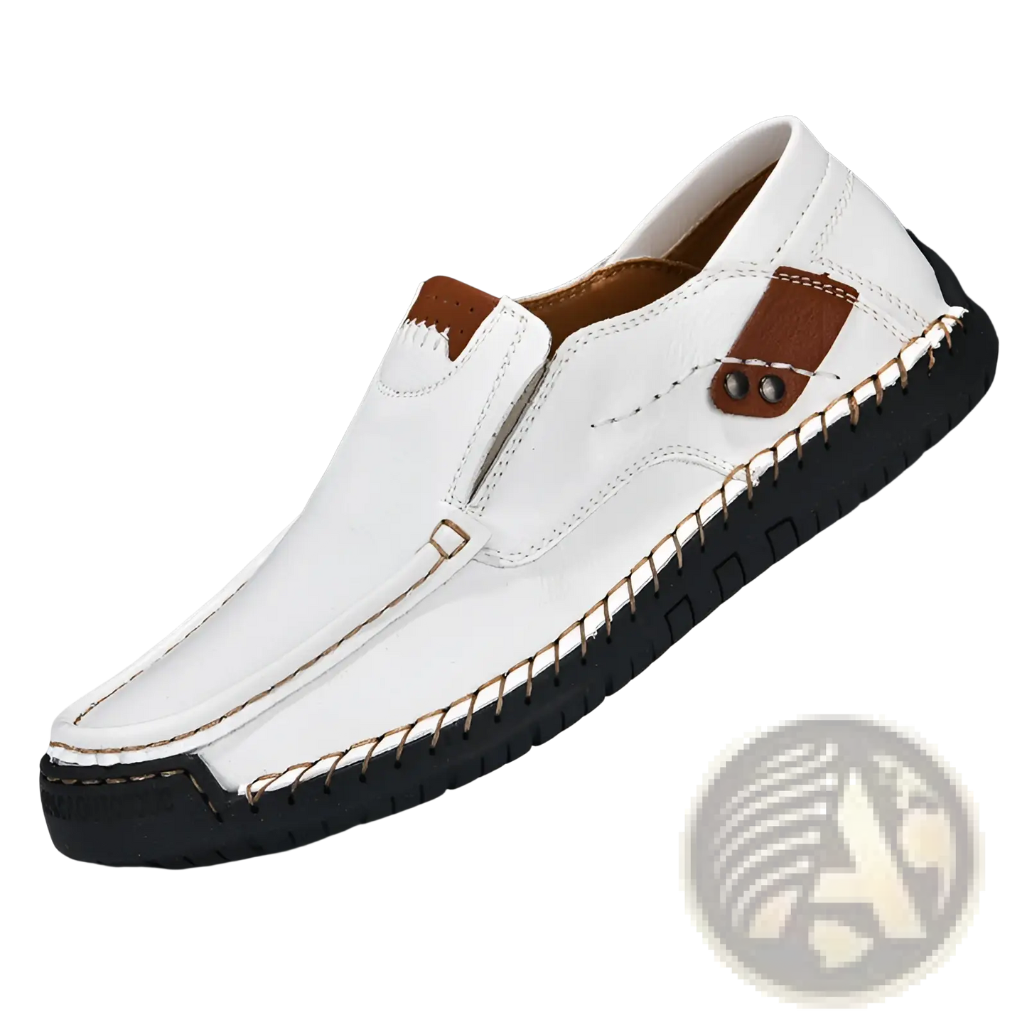 Men's Leather Slip on Casual Outdoor Loafers
