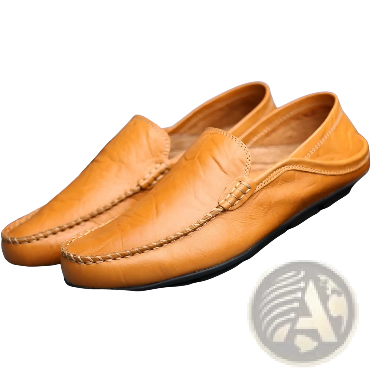 Men's Leather Slip on Loafers Casual Driving Shoes