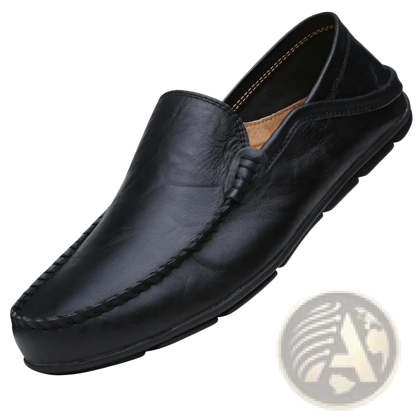 Men's Leather Slip on Loafers Casual Driving Shoes