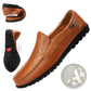 Men's Leather Slip on Loafers Casual Flat Shoes