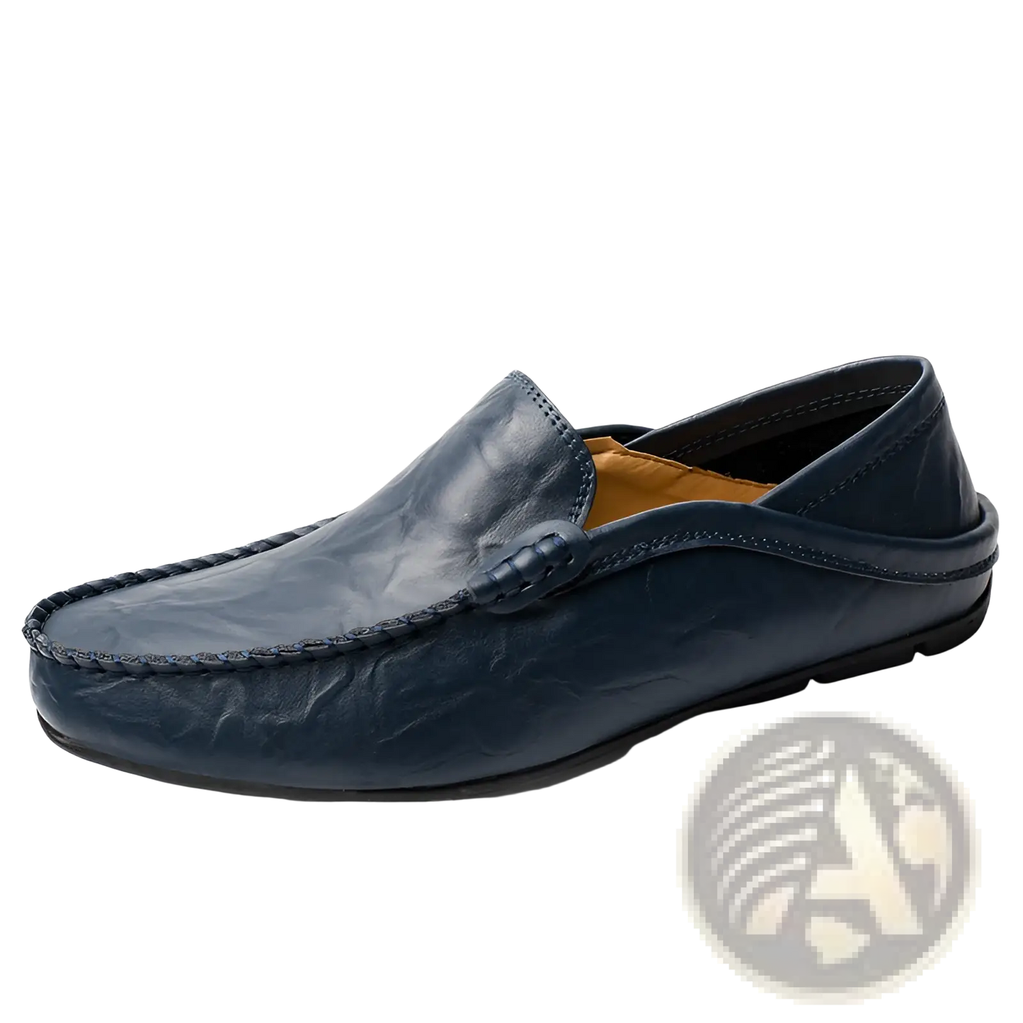 Men's Leather Slip on Loafers Textured Moccasins