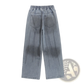 Men's Light Wash Loose Fit Straight Leg Denim Jeans