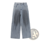 Men's Light Wash Loose Fit Straight Leg Denim Jeans