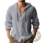 Men's Lightweight Hooded Button Up Cardigan Shirt