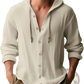 Men's Lightweight Hooded Button Up Cardigan Shirt