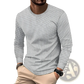 Men's Long Sleeve Waffle Knit Thermal Pullover