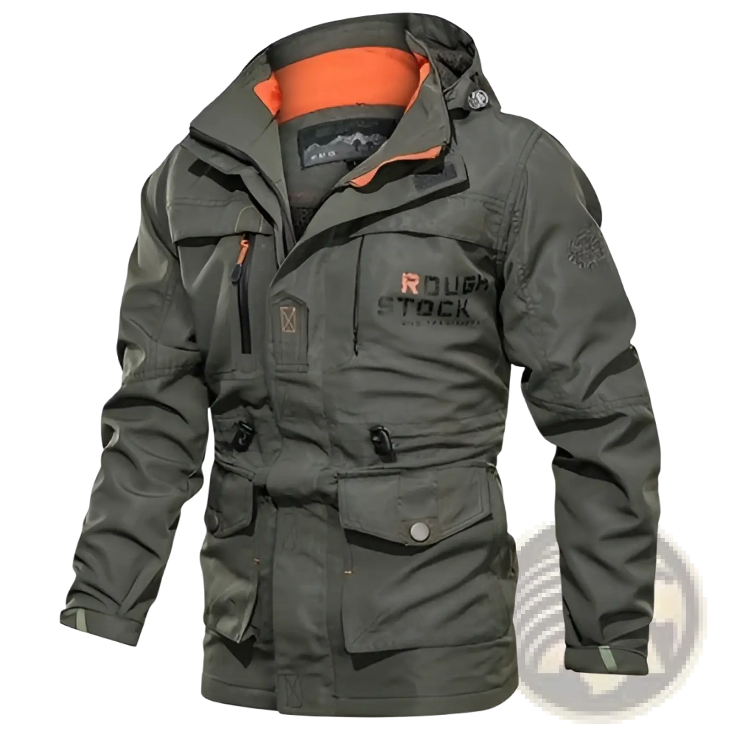 Men's Loose Fit Waterproof Tactical Hooded Jacket
