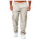 Men's Loose Multi-pocket Elastic Waist Cargo Pants