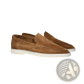 Men's Matte Suede Slip on Loafers with Rubber Sole