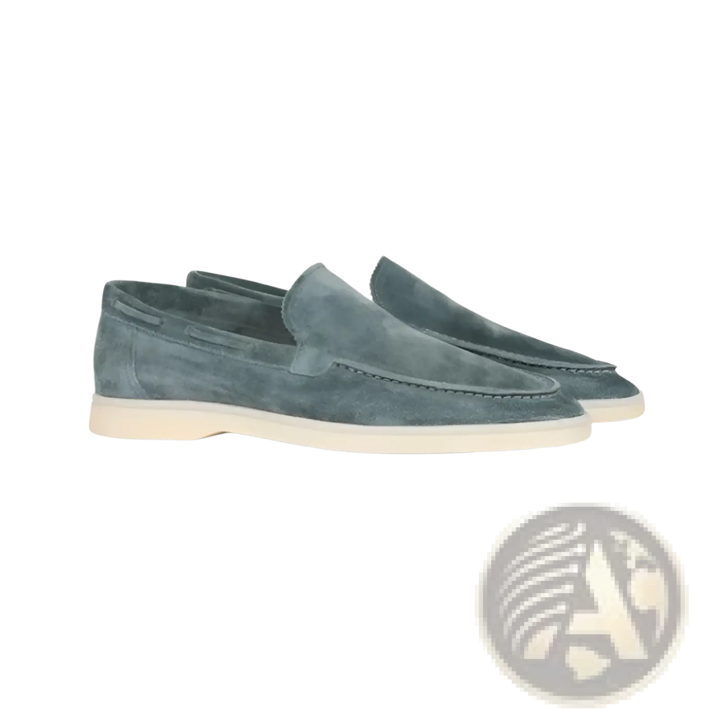 Men's Matte Suede Slip on Loafers with Rubber Sole