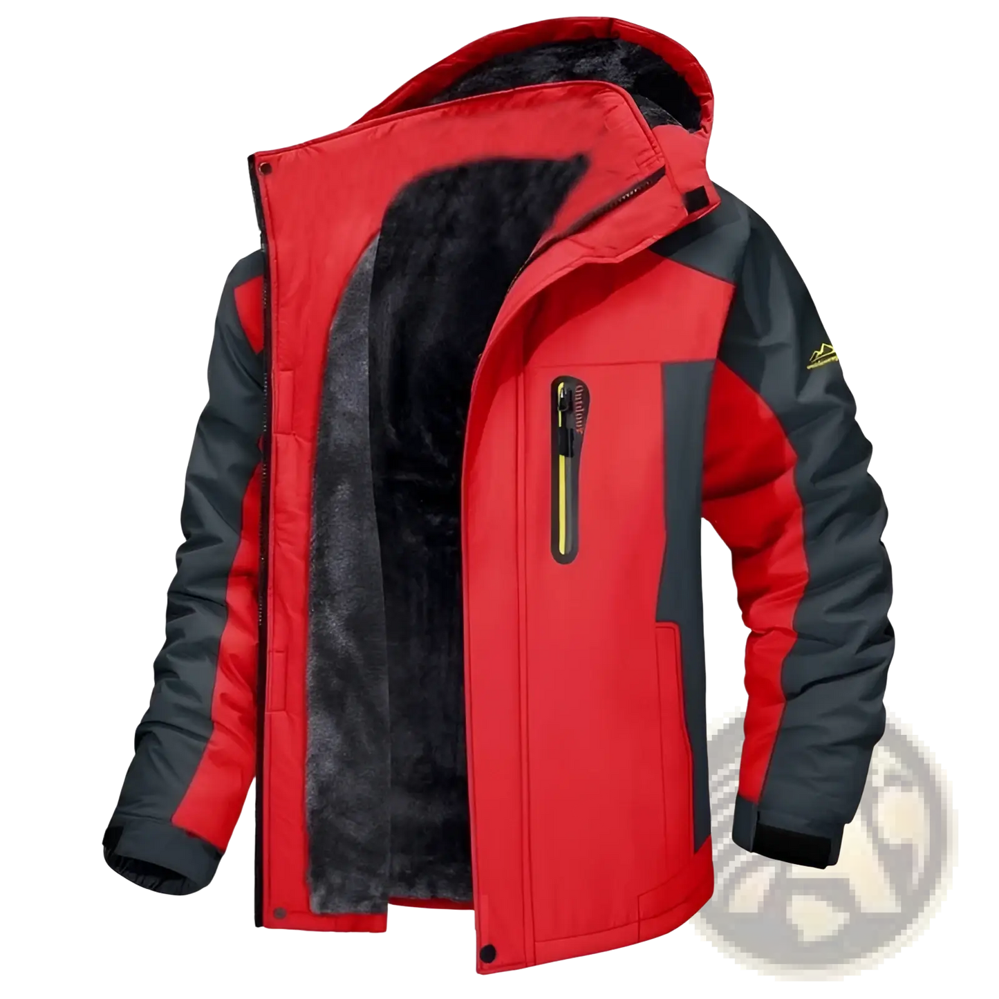 Men's Mid Length Fleece Lined Insulated Winter Jacket