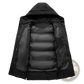 Men's Mid-length Quilted Hooded Winter Puffer Jacket