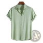 Men's Minimalist Textured Short Sleeve Grid Shirt