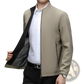 Men's Modern Lightweight Stand Collar Bomber Jacket