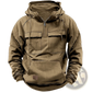 Men's Multi Pocket Half Zip Fashion Hoodie
