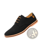 Men's Nubuck Leather Casual Suede Lace Up Shoes